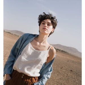 notPERFECTLINEN Beige Camisole Top